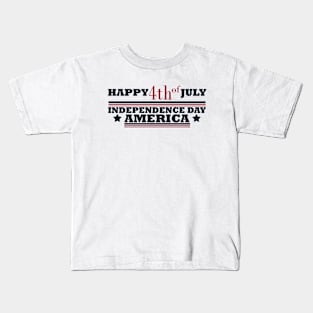 Happy 4th of july independence day Kids T-Shirt
